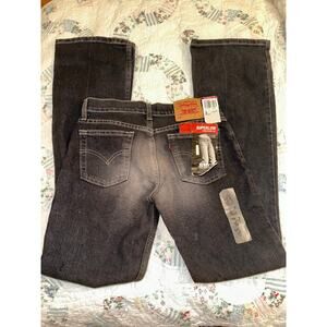 Y2K DEADSTOCK NEW WITH TAG GRAY LEVIS 518 SUPERLOW STRETCH BOOTCUT JEANS 33